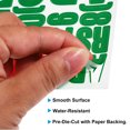 thumbnail image 3 of Kit de adhesivos de letras y números de vinilo Uxcell, calcomanías autoadhesivas para buzones, señalización verde oscuro 1224 piezas 12 hojas, 3 of 6