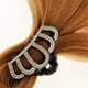 thumbnail image 5 of Pinza de garra para el pelo para mujer, gran , belleza, diamantes de imitación acrílicos, Floral Negro Jinwen Clip de la garra de la flor del pelo de las mujeres, 5 of 8