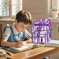 thumbnail image 5 of Miaoju Clear Backpack, Heavy Duty Transparent Backpack with Reinforced Straps, See Through Multiple Pockets Large Capacity Bookbag for Concert Sport Event Work Travel Festival, 5 of 6