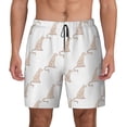 thumbnail image 2 of Picia Leopard Print pattern Mens Swim Trunks with Compression Liner Stretch Beach Shorts Quick Dry with Zipper Pockets No-Chafing Board Shorts-XX-Large, 2 of 9
