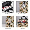 thumbnail image 4 of Naloa Rooster Print Lightweight DayBackpack Suitable for school, work, shopping, travel, etc., 4 of 5