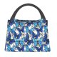 thumbnail image 1 of Easygdp Blue and White Butterflies Bolsa de Almuerzo Insulada Reutilizable, Bolsa de Mano y Bandolera para Oficina, Trabajo, Viajes, 1 of 6