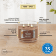 thumbnail image 3 of Mainstays 3-Wick Scented Glass Jar Candle, Iced Caramel Macchiato, 11.5oz., 3 of 10