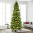 thumbnail image 3 of 12 Pre-lit Slim Fraser Fir Artificial Christmas Tree 1200 UL listed Clear Lights, 3 of 5
