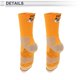 thumbnail image 4 of Calcetines de ciclismo Unique Bargains, antideslizantes, absorbentes de sudor, anti-fricción, calcetines para bicicleta al aire libre, naranja, talla única, neutros y universales, 1 par, 4 of 6