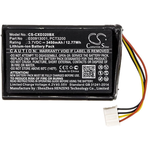 3450mAh C-One PCT3200 E00913001 BP13-001080 Battery for XGK-C-ONE-E-ID e-ID