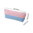 thumbnail image 4 of Under $1 dollars!Special Pencil Case Pouch, Large Capacity Pencil Case ForTeens High Capacity Pencil Pouch Multi-compartment With Zipper Pen Bag For Office Supplies Stationery Organizer, Pink, 4 of 6