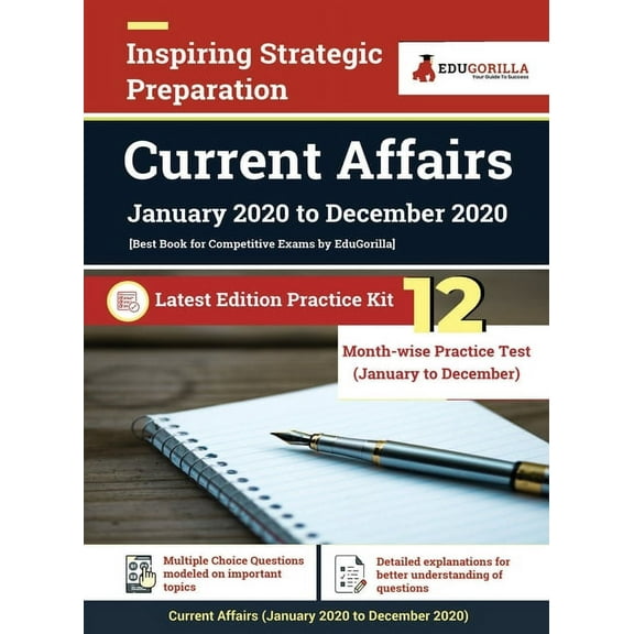 Yearly Current Affairs: January 2020 to December 2020 (English Edition) - Covered All Important Events, News, Issues for, (Paperback)