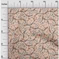 thumbnail image 2 of oneOone Cotton Poplin Pink Salmon Fabric Florals Fabric For Sewing Printed Craft Fabric By The Yard 42 Inch Wide, 2 of 4