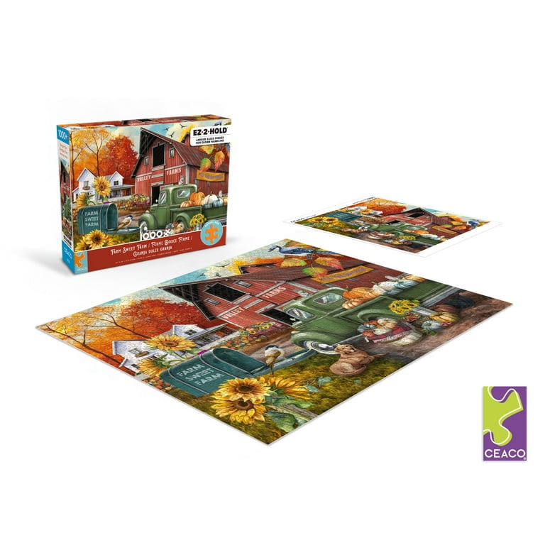 Cocoaページ Ceaco Farm Sweet Farm (Tom Wood) Interlocking Jigsaw Puzzle