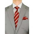 thumbnail image 3 of Mens Side Vent 2-piece Light Gray Wool Modern Fit Suit DTI, 3 of 6