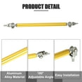 thumbnail image 4 of Unique Bargains 1pair 150mm 5.91' Splitter Support Rods Adjustable Front Bumper Lip Splitter Strut Rod Tie Bars for Car Gold Tone, 4 of 6