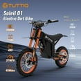 thumbnail image 5 of TUTTIO Soleil01 Electric Dirt Bike Teen Adults ,  2000W 48V 21Ah Battery 37Mph Full Suspension Mountain Ebike, 200N.m Torque All Terrain Electric Motorcycle, 5 of 6
