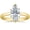 Yellow Gold, variant on Houston Diamond District 1 to 5 Carat Lab Grown Solitaire Marquise Cut IGI CERTIFIED Diamond Engagement Ring (E-F Color VS2-SI1 Clarity) Platinum 1 Carat Size-4