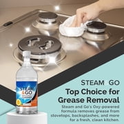 STEAM AND GO Multipurpose Cleaner and Stain Remover, All Purpose Cleaner, Orange Scent, 32 fl oz