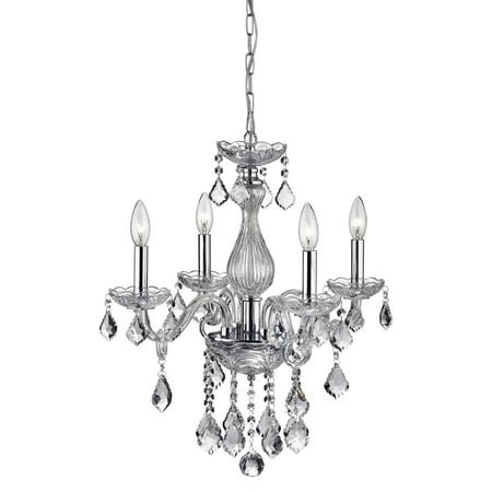 Hong Kong best New Zhu Yuan Lighting Co. Annis 4-Light Crystal (Best Prices On Crystal Chandeliers)