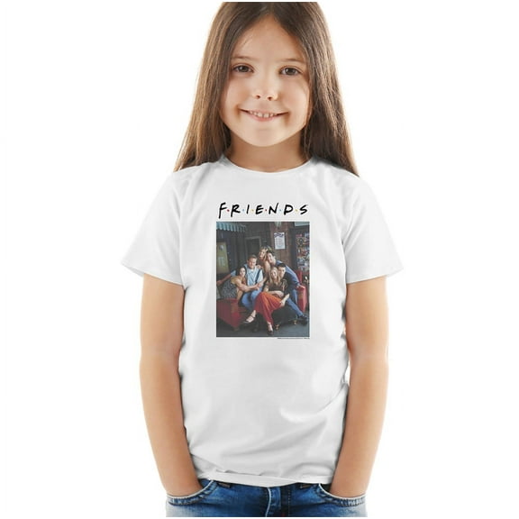 Friends Characters 2 Kids T Shirt (3) for Youth Toddler Boys and Girls, White