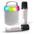thumbnail image 4 of Máquina de karaoke OMKARSY Bluetooth para adultos/niños con micrófono WHI, 4 of 6