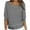 Gray Sweaters, variant on Htigea Fall Knit Tops for Women Casual Half Sleeve Crewneck Pullover Casual Loose Fit Sweater Plus Size Jumper Tops Khaki S