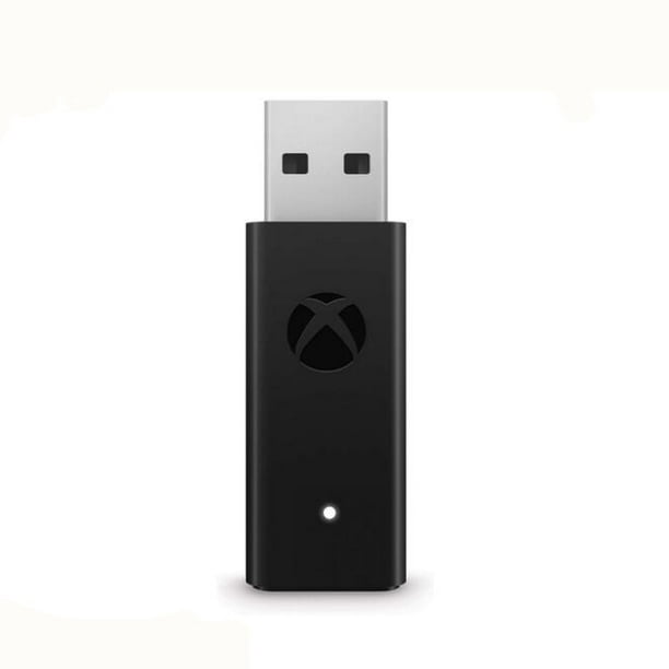 Manette de jeu sans fil Microsoft XBox One + adaptateur sans fil pour PC  (Noir) à prix bas
