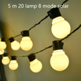thumbnail image 2 of Solar Powered LED String Lights- Waterproof Patio Lights - Durable String Lights for Outside, Porch, 2 of 5
