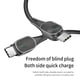 thumbnail image 4 of Bearachild Cable USB tipo C a USB C para S20 Mi 10 60W PD Cable de carga rápida para cable USB -C Type -C Teléfono y Comunicación negro 1m, 4 of 6
