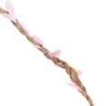 thumbnail image 5 of BLESIYA 2X 10 Meters 5mm Artificial Vine Fake Leaf Plant Garland Burlap Ribbon pink, 5 of 8