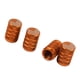 thumbnail image 5 of 4pcs Aluminio Tapas Válvula de Neumático con Bandera Americana Tapones Anti-Polvo de Rueda naranja, 5 of 5