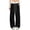 Black, variant on Women’s Straight Leg Sweatpants - Elastic Waist Drawstring Joggers with Pockets - Loose Outdoor Training Fitness Sweat Pants XXL
