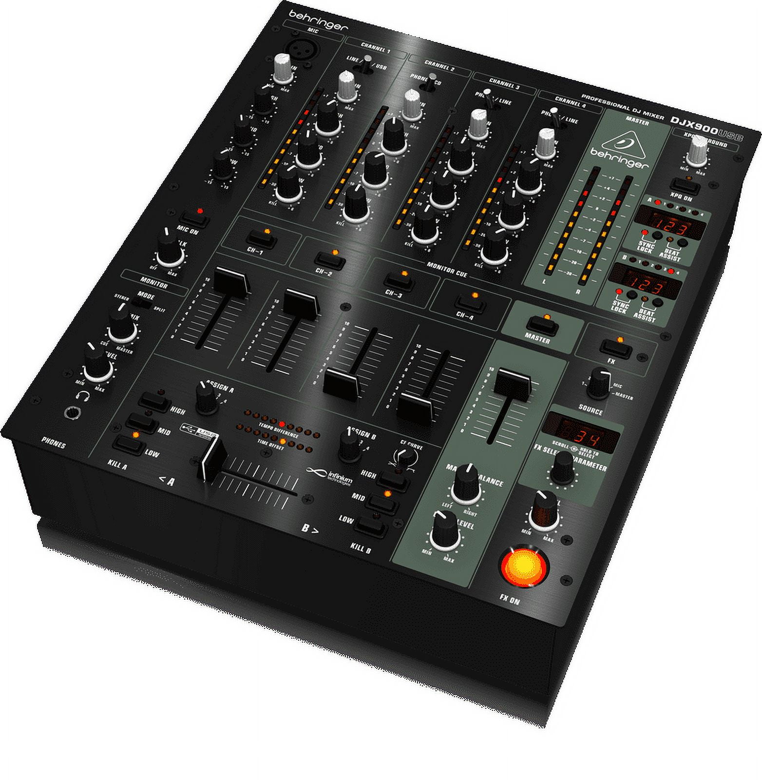 Behringer DDM4000 Ultimate 5-Channel Digital DJ Mixer w/ Sampler