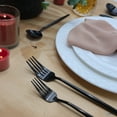 thumbnail image 2 of Elyon Tableware® 20-Piece Matte Black Flatware Set, Stainless Steel, Thin Handles, Service for 4, 2 of 7