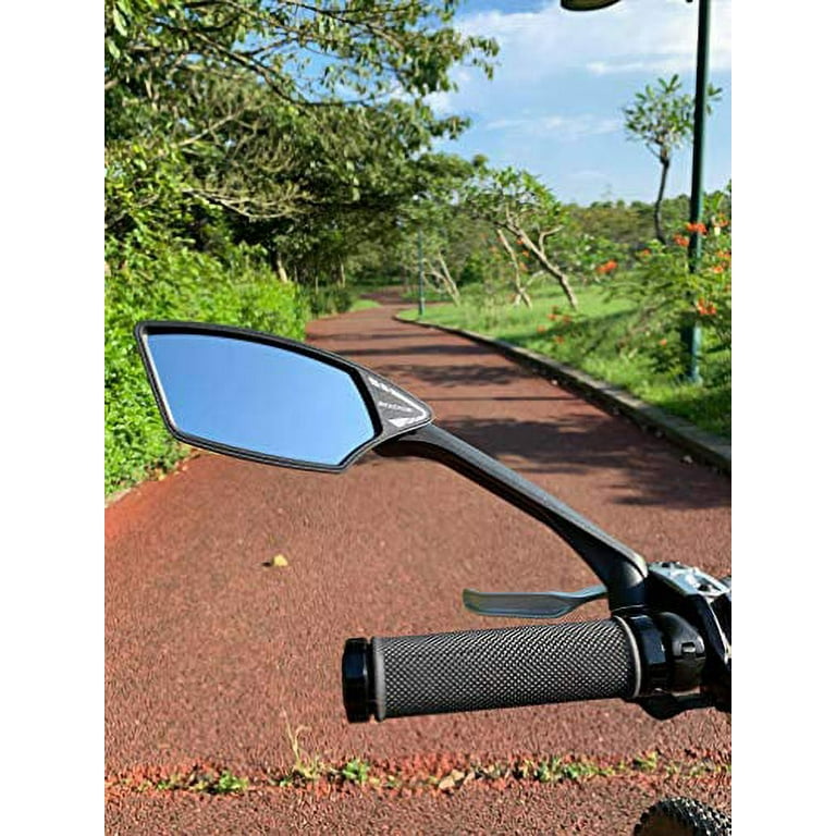 MEACHOW New Scratch Resistant Glass Lens Handlebar Bike Mirror