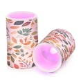 thumbnail image 7 of Yayeee Flameless Candles with Remote Flickering Battery Operated Multi Color Changing, Beige Retro Leaves, 7 of 7