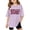 Purple, variant on Toddler Girls Short Sleeve Shirts Stylish Graphic Letter Print Casual T Shirt Tops Size 3-4T ,Beige