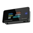 thumbnail image 2 of ZOUSSIQI KWS DC200 10A Voltmeter Ammeter DC 8‑ 0‑10A Color LCD Screen 7 in 1 Multifunction DC Multimeter with 10A Current Shunt EL225#49828, 2 of 9