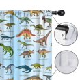 thumbnail image 4 of Blackout Kids Curtains,Colorful Dinosaurs Names Labels Pattern Childrens Insulated Curtains Set Of 2,Bedroom Essentials,Toddler Room Decor 42"x54", 4 of 5