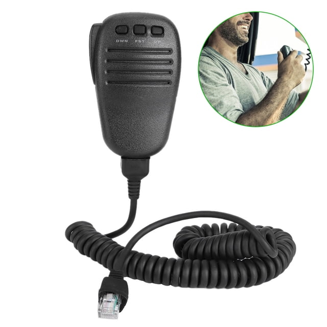 Micrófono de mano BuyWeek MH-31A8J Altavoz de micrófono de mano Radio bidireccional