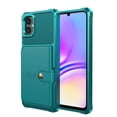 thumbnail image 7 of Allytech Rugged Case for Samsung Galaxy A05 Support Magnetic Car Mount, Premium PU Leather Flip Card Cash Holder Pocket Shockproof Anti-Fall Back Case for Samsung Galaxy A05 - Green, 7 of 7