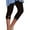 Black, variant on VISALY Capri Leggings for Women, Beach Vacation Clothes for Women, Women's Casual Seaside Rhinestone Tights Yoga Cropped Pants Women's , Yoga Pants Women, 1 Pack Capris for Women (Black, L)