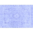 thumbnail image 1 of Ahgly Company Machine Washable Indoor Rectangle Abstract Blue Modern Area Rugs, 8' x 10', 1 of 4