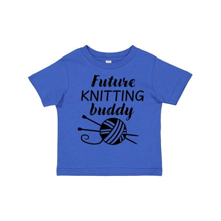 

Inktastic Future Knitting Buddy Gift Toddler Boy or Toddler Girl T-Shirt