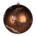 thumbnail image 1 of Vickerman Boules Tourbillonnantes 4.75 Pouces en Sequins Mats Brun Moka (Ensemble de 4), 1 of 3