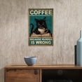 thumbnail image 5 of 1pc Cat Book Coffee Metal Tin Sign Funny Cat Tin Sign Retro Metal Poster Vintage Funny Art Sign for Home Office Restaurants Cafes Bars Pub Man Cave Wall Decor Plaque Sign, 5 of 8