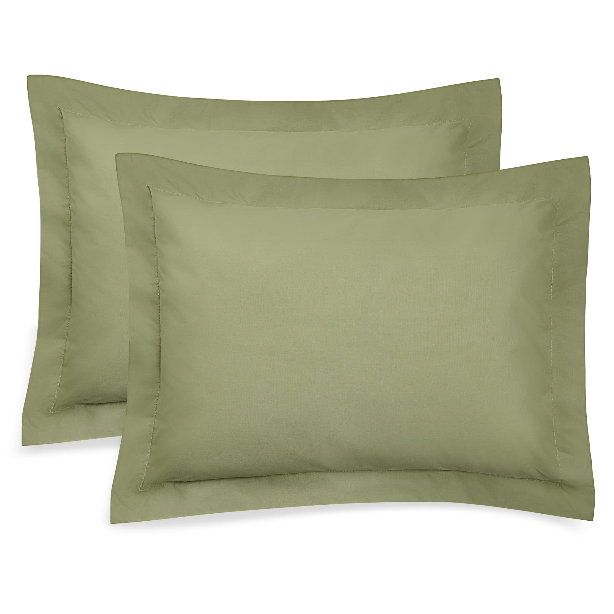 Sage Green Pillow Sham, Standard Size Pillow Cover Decorative Olive