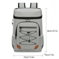 thumbnail image 2 of Coolers Backpack Insulated Leakproof with Lunch Compartment Water-resistant for Men/Woman Picnics Travel Large Capacity Lightweight Waterproof Lining, 2 of 7