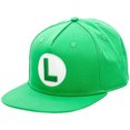 thumbnail image 2 of Nintendo Super Mario Luigi Green Snapback Cap, 2 of 4