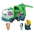 thumbnail image 2 of Juguete Bluey para camión de basura con 2,5 figuras de Bluey y Bin Man, 2 of 9