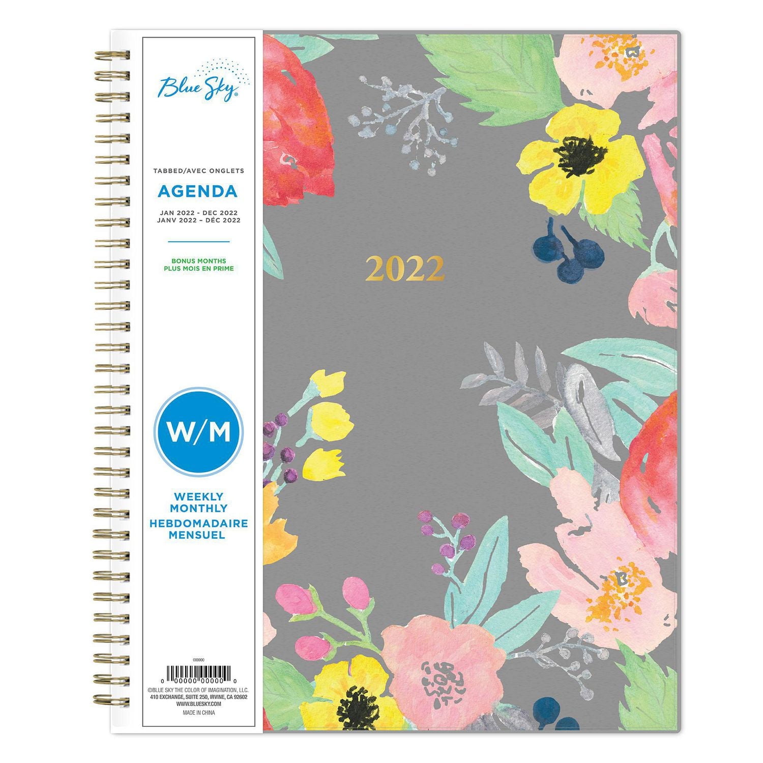 Blue Sky Sophie Large Weekly/Monthly Planner for 2022