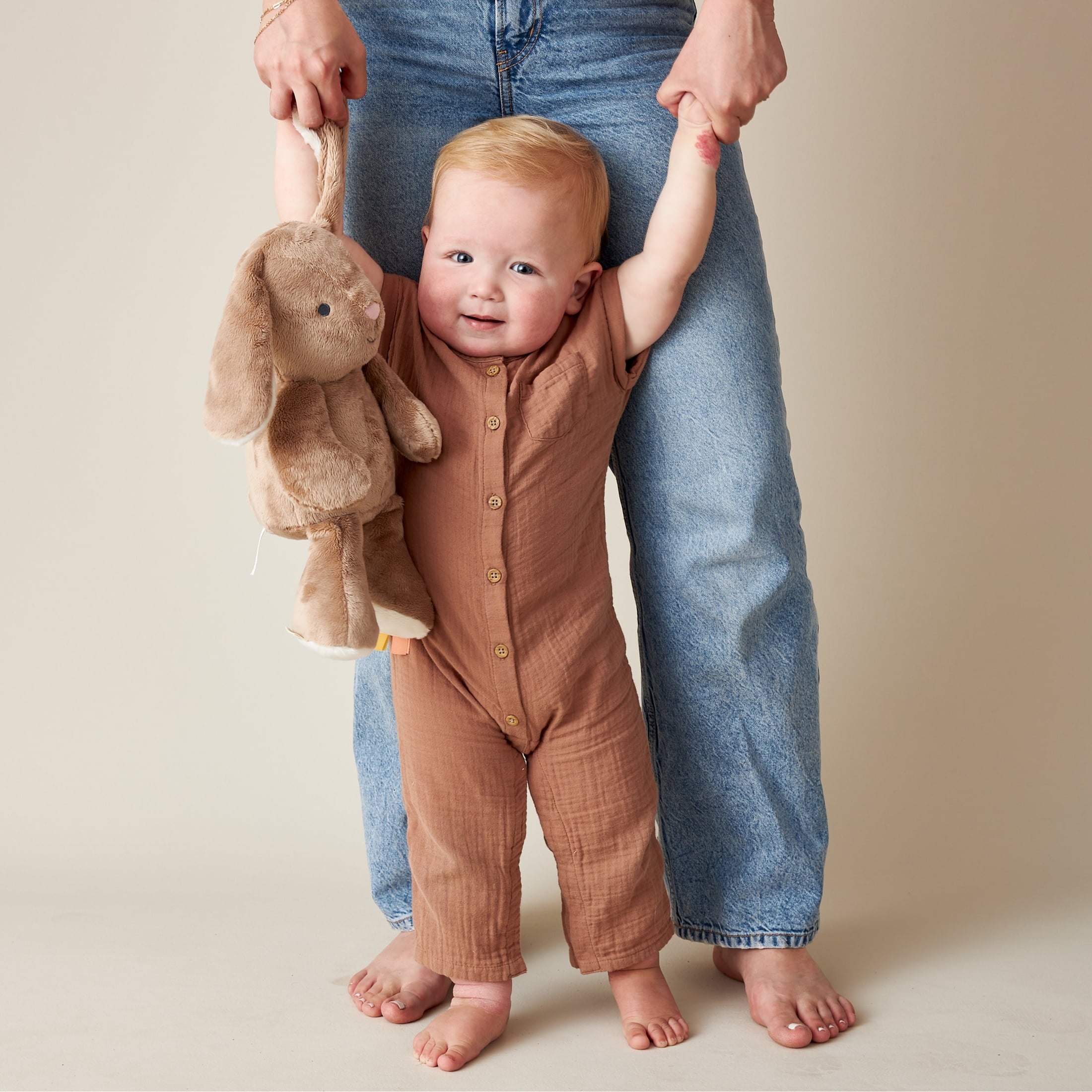 Itzy Ritzy Sweetie Snuggles™ Plush Taupe Bunny