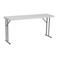 thumbnail image 1 of Pemberly Row Granite Plastic Folding Training Table in White, 1 of 2